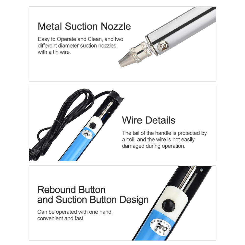 Alat Penyedot Timah Listrik AC - Desoldering Pump Electric Vacuum Station ulasan dan harga